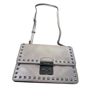 Michael Kors Sloan womans Taupe StudLeather Crossbody Bag SKU 8746